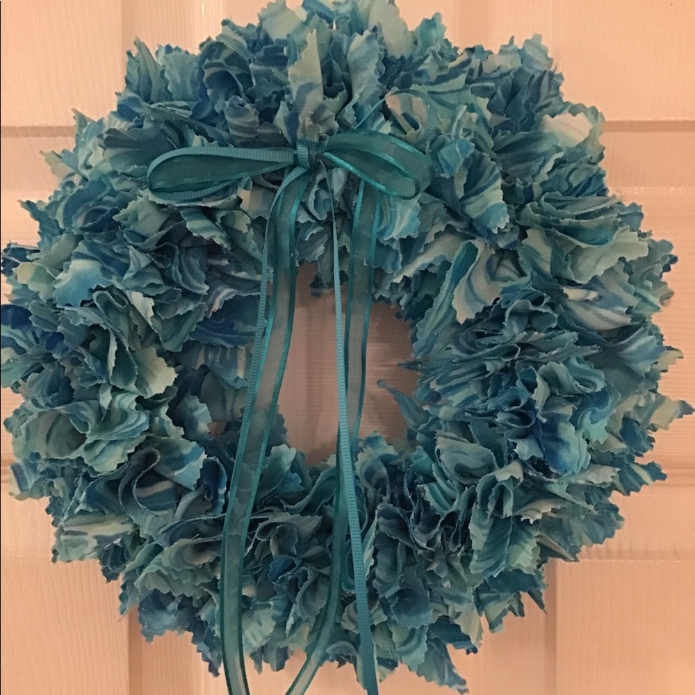Turquoise wreath